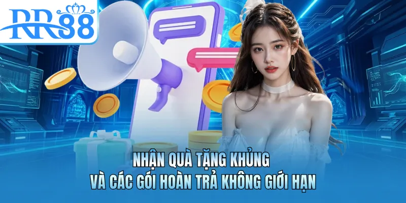 Nhận quà tặng khủng và các gói hoàn trả không giới hạn